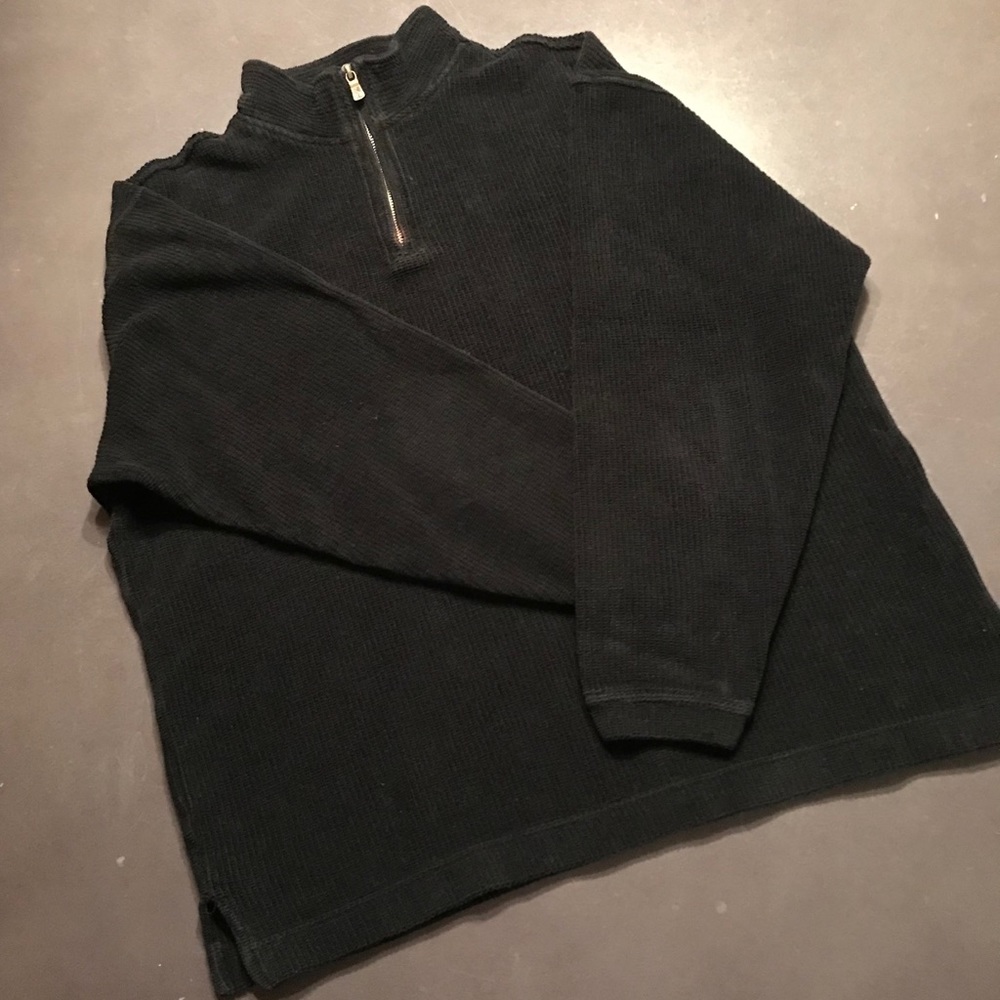 Men’s Tommy Bahama 1/4 zip sweatshirt. Size Large